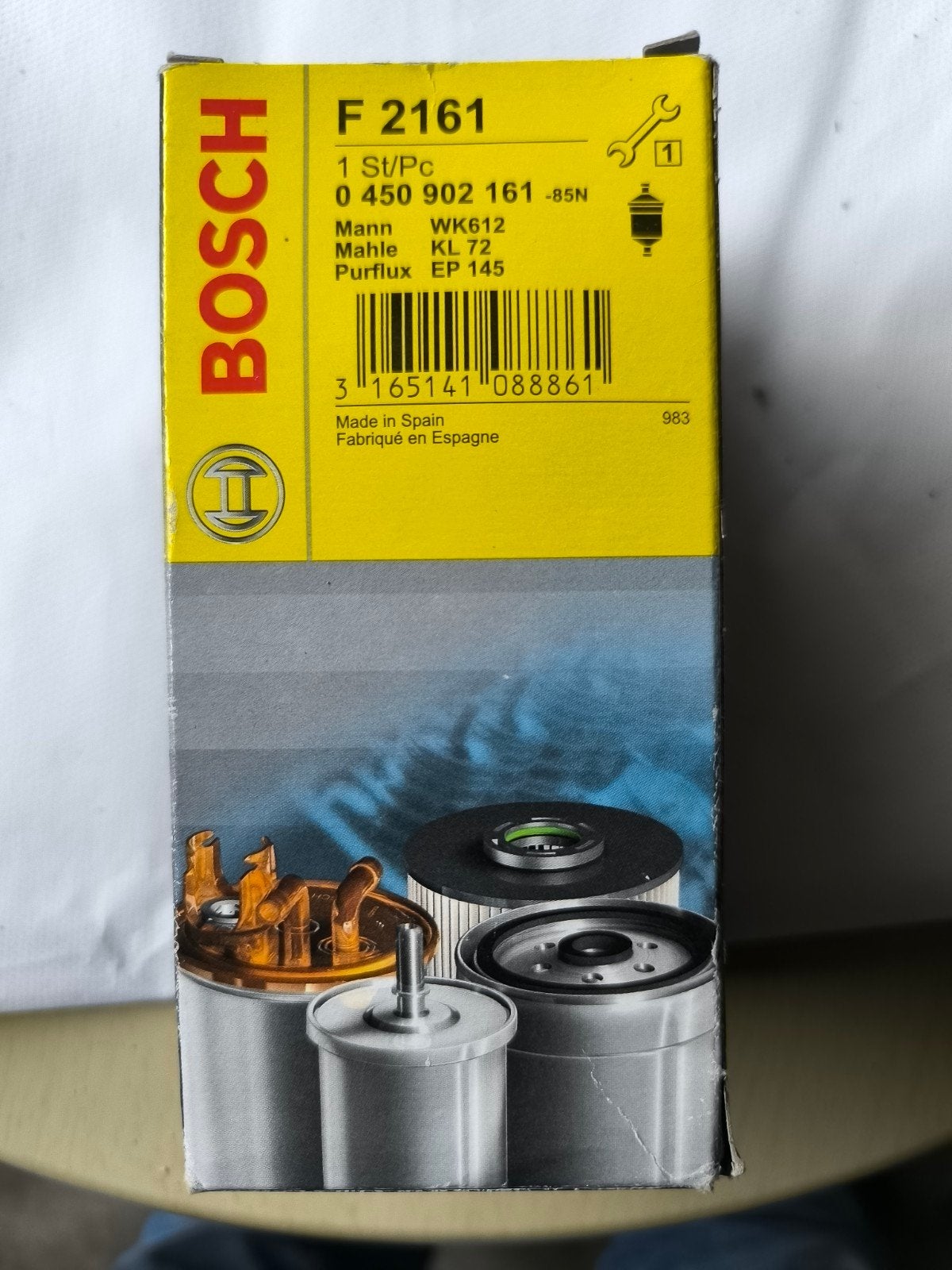 Bosch F 2161 Brandstoffilter - Nieuw in doos, Ophalen of Verzenden