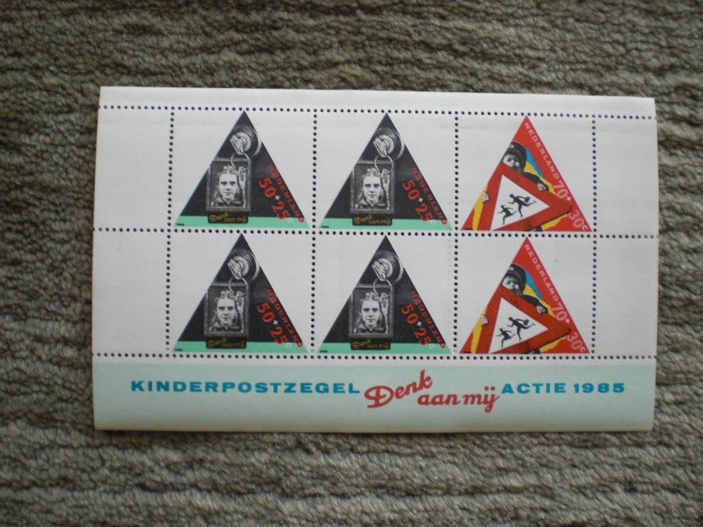Velletje Kinderpostzegels 1985 Postfris, Postzegels en Munten, Postzegels | Nederland, Ophalen of Verzenden, Na 1940, Postfris