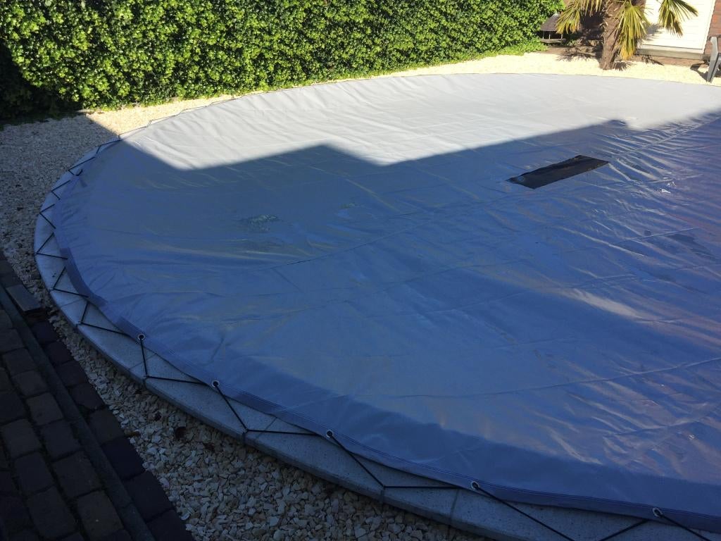 PVC zwembadafdekkleden met waterdoorlatende strook!!, Ophalen, Nieuw, Afdekzeil
