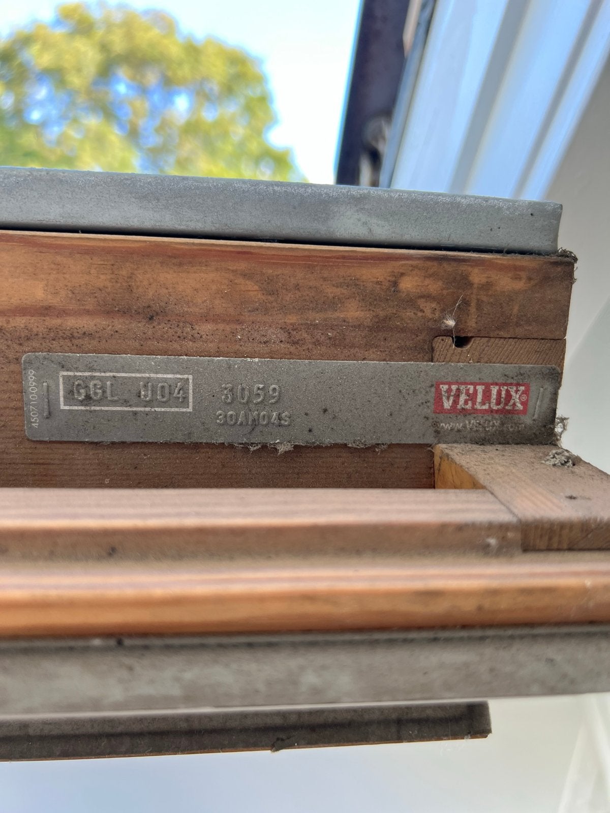 Taupekleurig Velux verduisterend rolgordijn GGL J04, Ophalen, Overige materialen, Gebruikt, Overige merken
