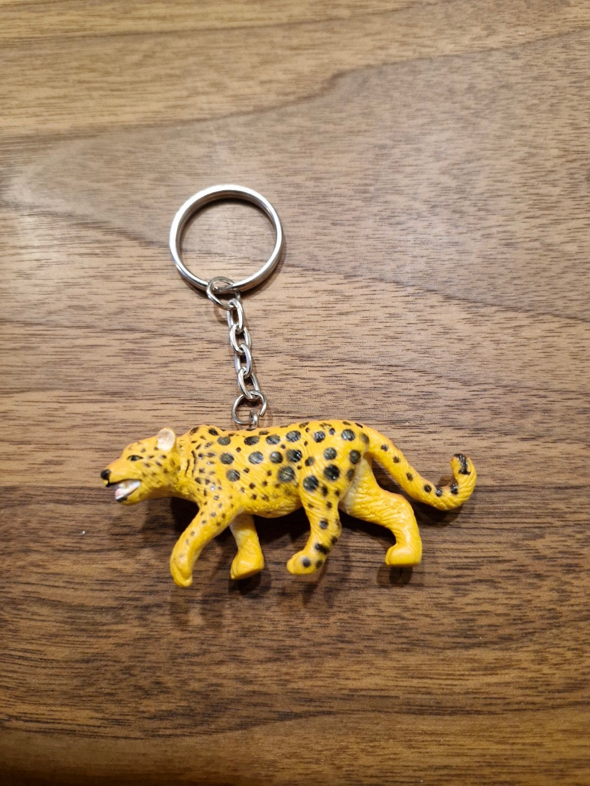 378 Gevlekte Cheetah Sleutelhanger - Dierenthema, Ophalen of Verzenden, Gebruikt, Dier of Natuur