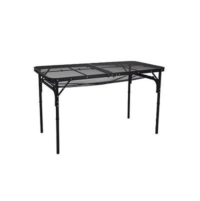 Zwarte Aluminium tafel, Campingtafel, Www.kampeerkoopje.nl, Info@kampeerkoopje.nl, Nieuw
