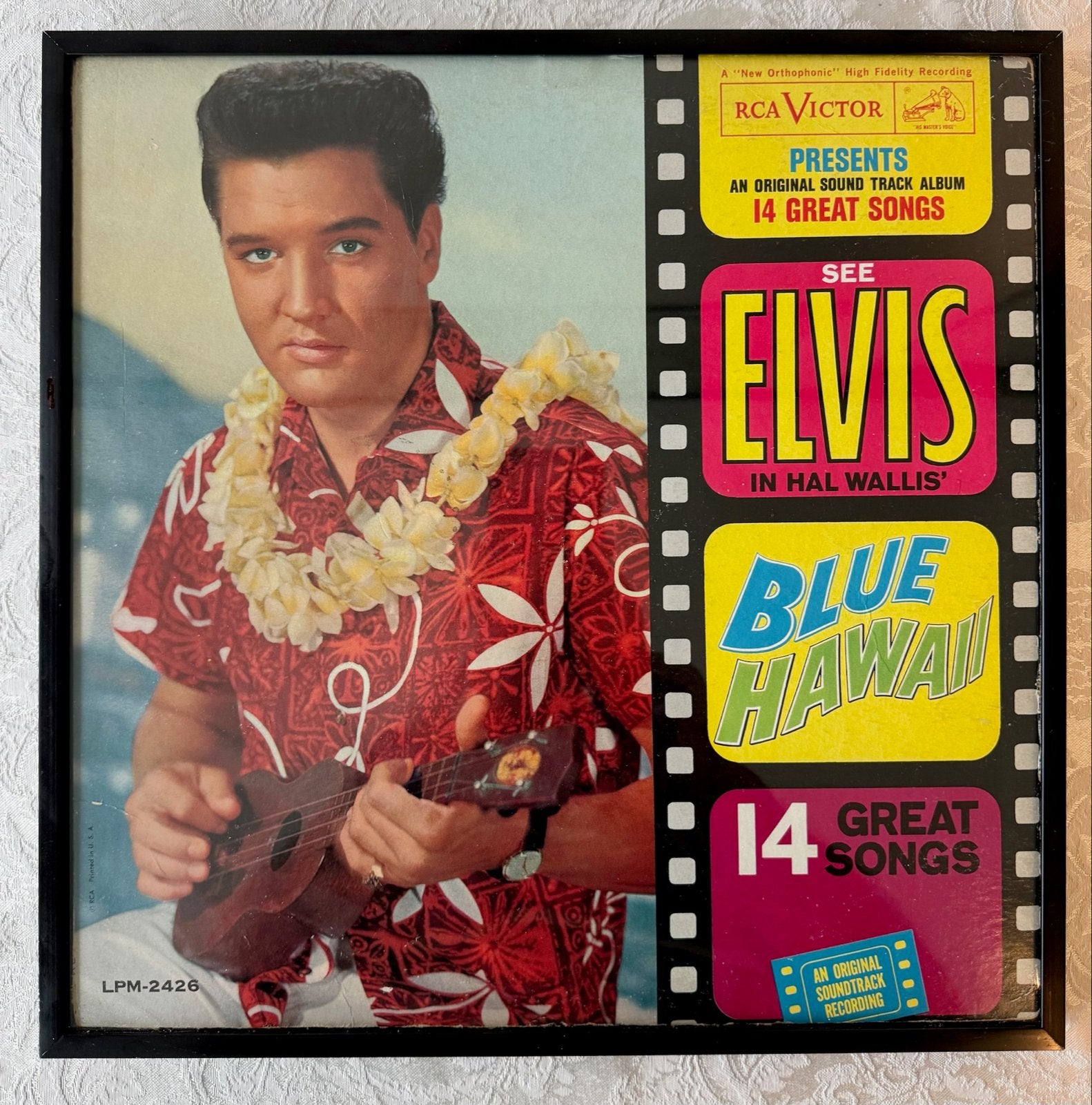 Elvis Presley - Blue Hawaii LP (1961) - Originele Soundtrack, LP, Gebruikt, Originele persing, Ophalen of Verzenden