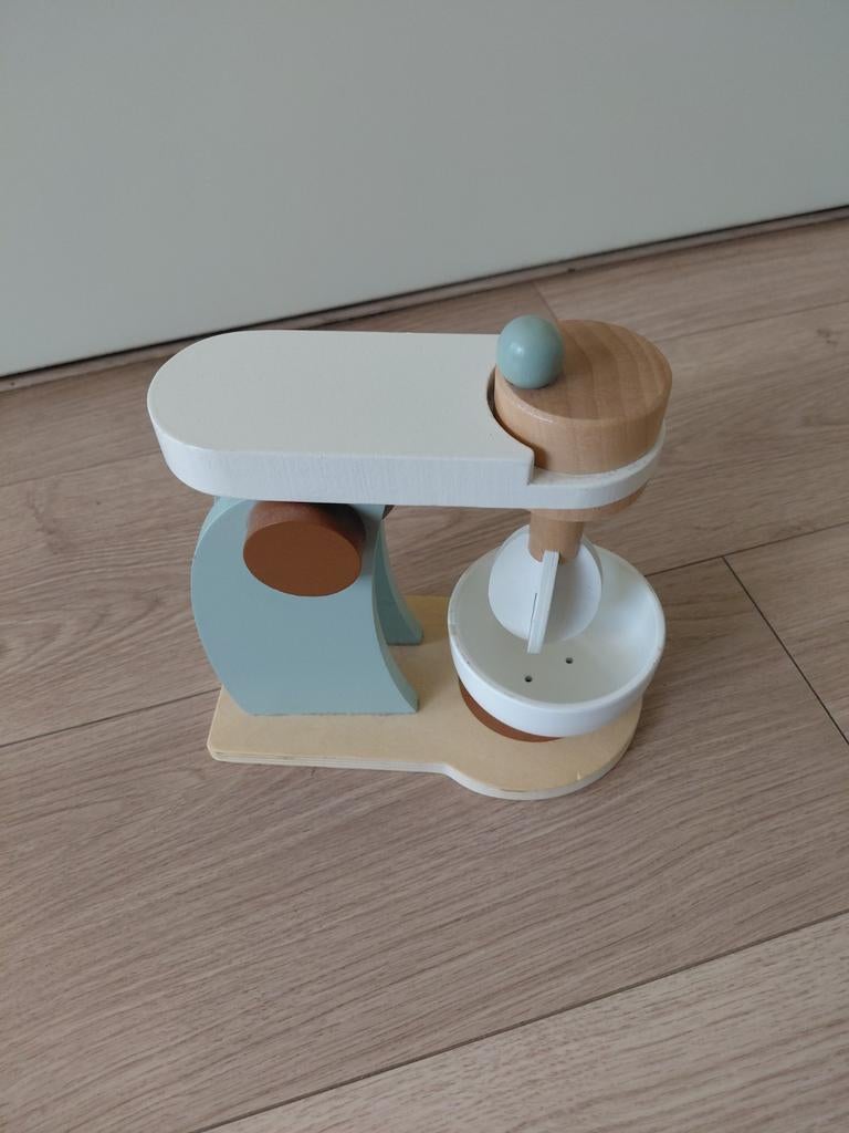 Houten Speelgoed Mixer - Pastelkleuren, Ophalen of Verzenden, Zo goed als nieuw, Meubelstuk of Keukentje
