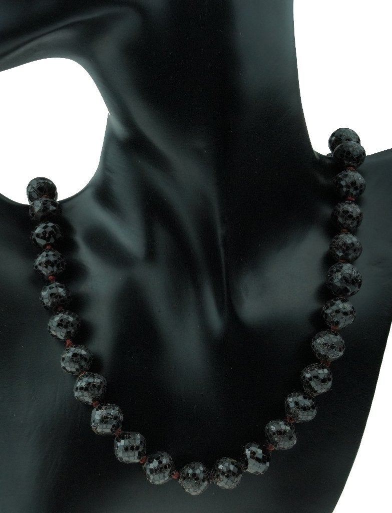 Antieke granaten ketting 14k slot goud fraai dames, Ophalen of Verzenden, Goud, Ketting, Met edelsteen