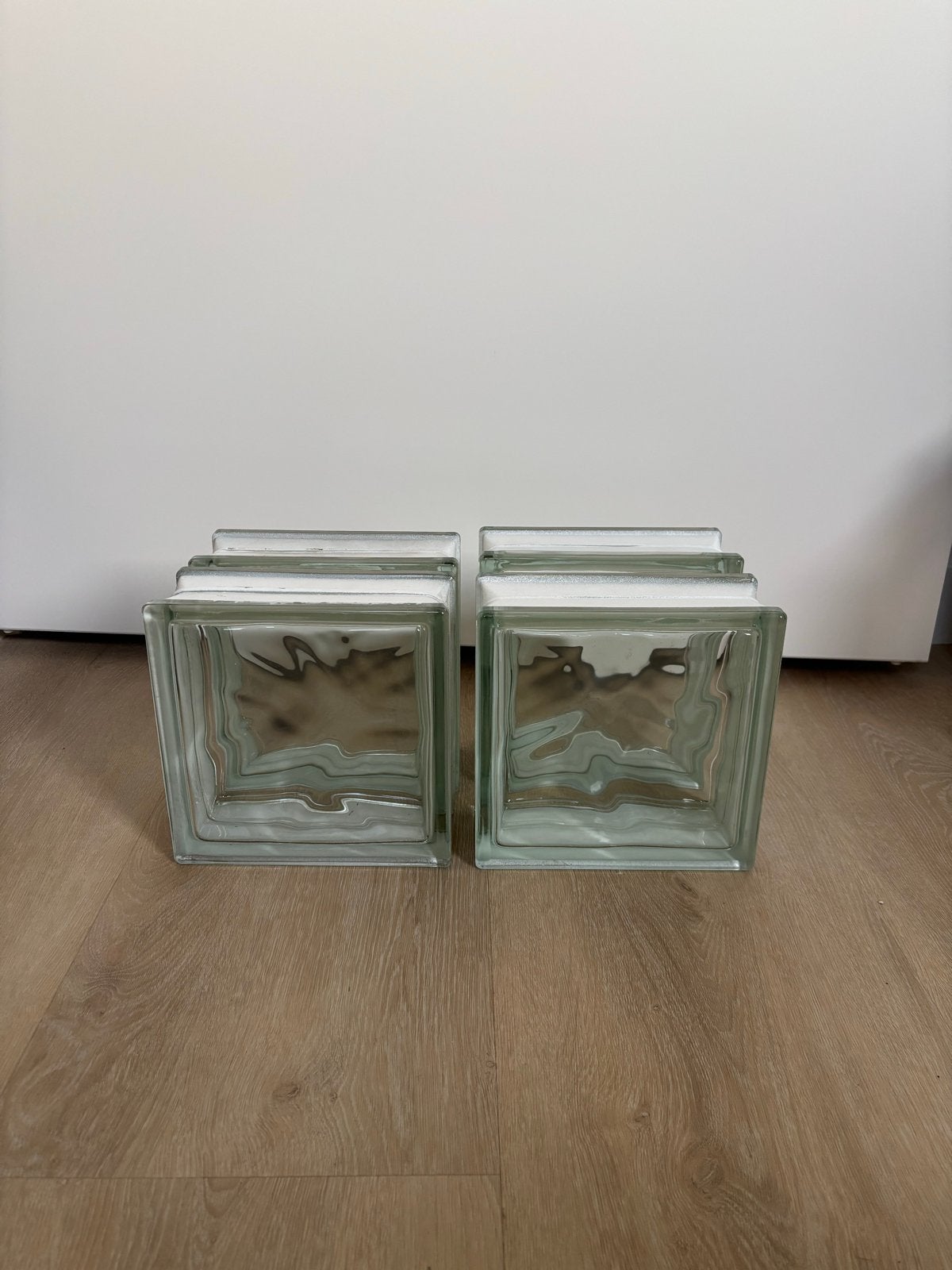 Glazen bouwstenen - 4 stuks, Ophalen of Verzenden, Nieuw, Glasplaat, Minder dan 80 cm