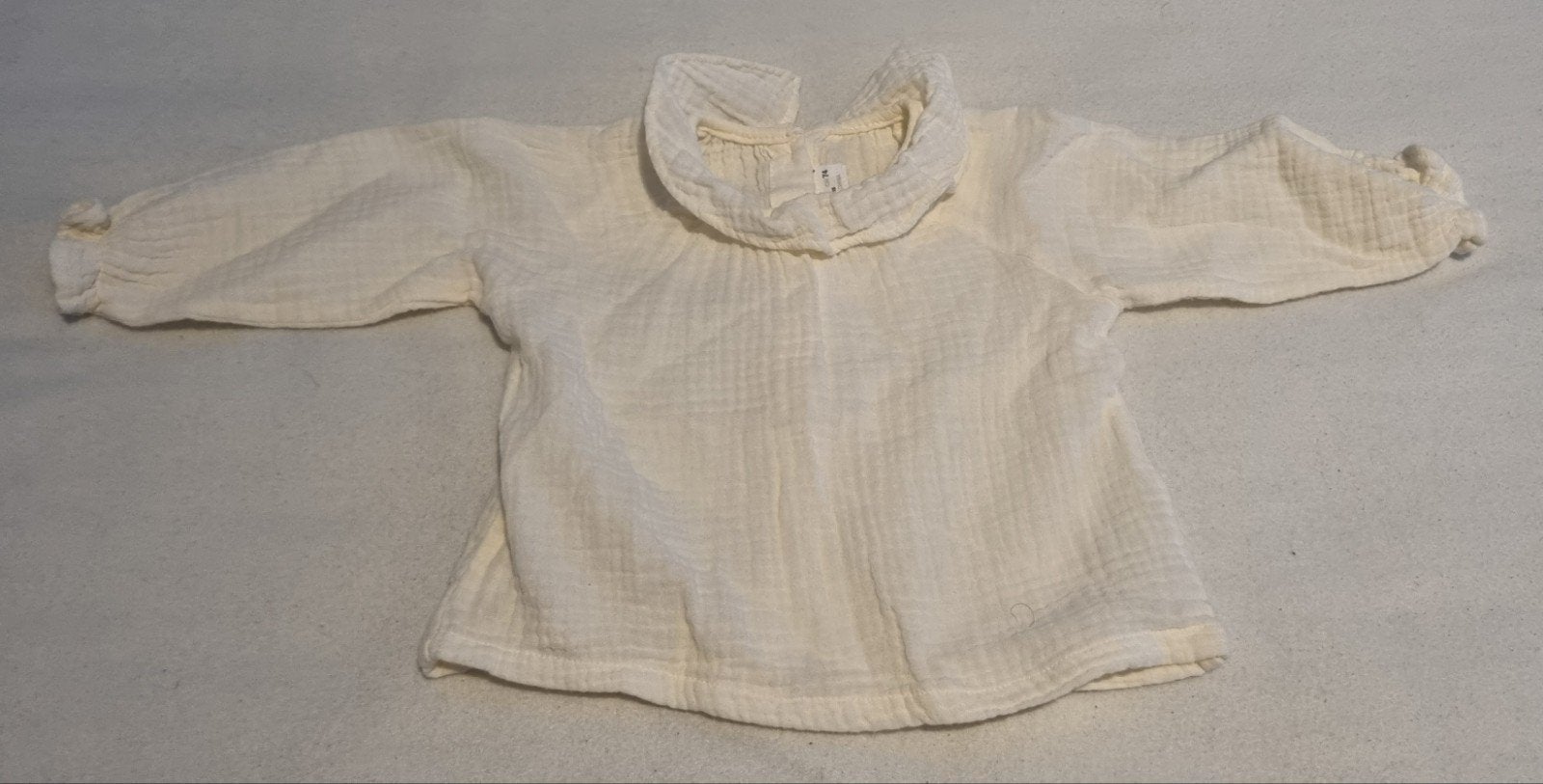Zara blouse beige creme maat baby kleding maat 74 bloesje, Kinderen en Baby's, Babykleding | Maat 74, Zo goed als nieuw, Zara