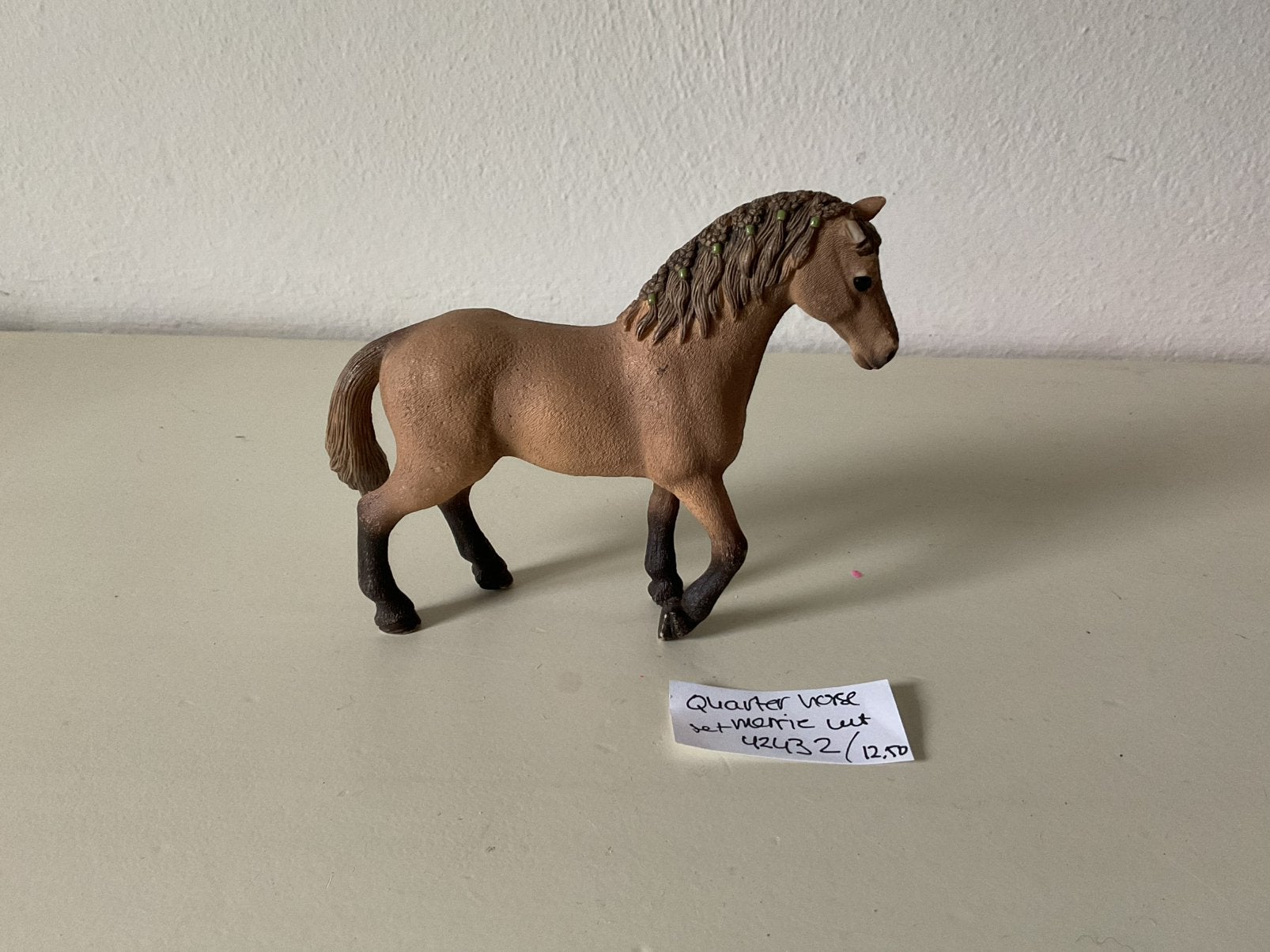 Schleich Quarter horse merrie uit set, Verzamelen, Verzenden, Zo goed als nieuw, Paard, Beeldje of Figuurtje