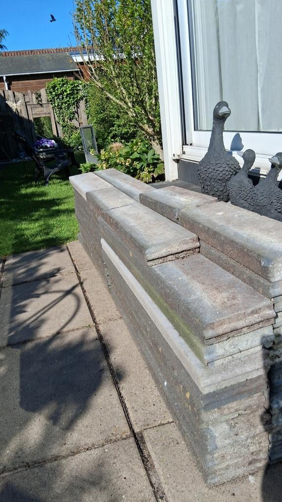 Afsluitbanden 35 meter, Tuin en Terras, Tegels en Klinkers, Ophalen, Beton, Overige typen