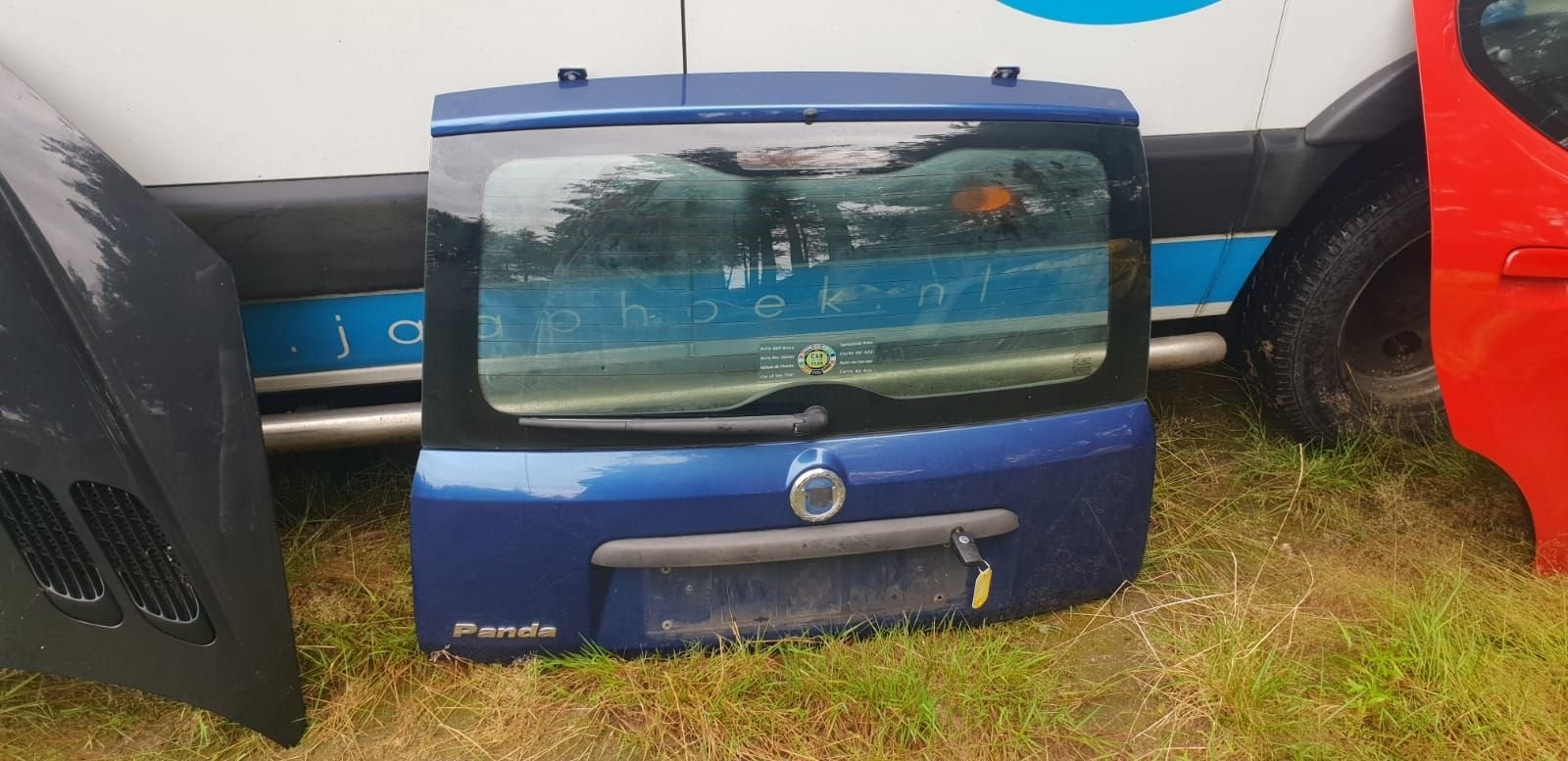FIAT PANDA ACHTERKLEP +SLEUTEL BJ 2004 TOT 2009, Auto-onderdelen, Gebruikt, -, Ophalen of Verzenden, Achter