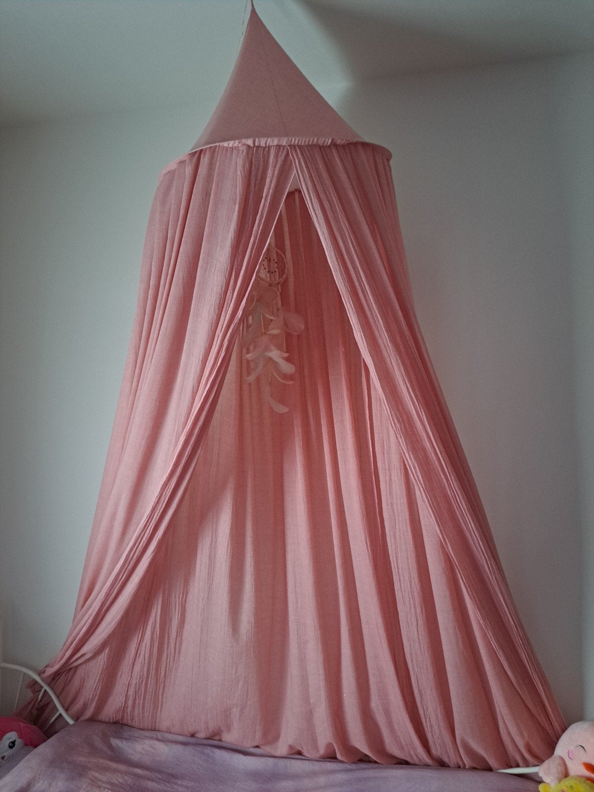 Roze klamboe voor kinderbed, Roze, Ophalen of Verzenden, Zo goed als nieuw, Klamboe