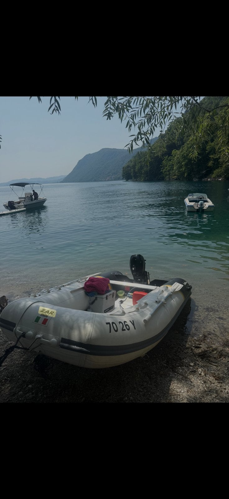 ZAR Mini ALU10 rubberboot, Watersport en Boten, Rubberboten, Gebruikt, ZAR Mini, Aluminium, Inclusief motor, Buitenboordmotor