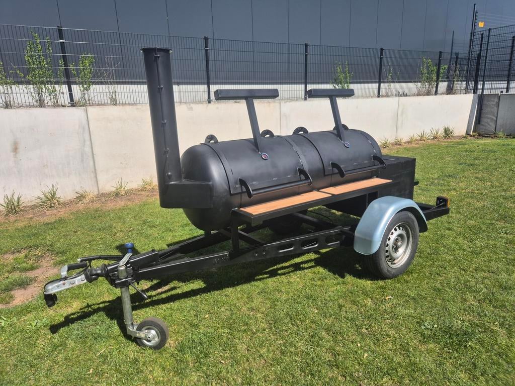 BBQ smoker trailer aanhangwagen, Ophalen of Verzenden, Nieuw