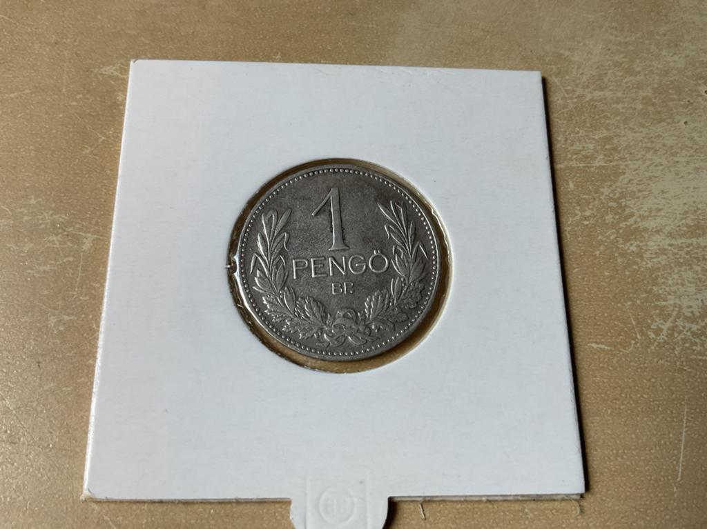 Hongarije 1 pengo 1937, Ophalen of Verzenden, Hongarije