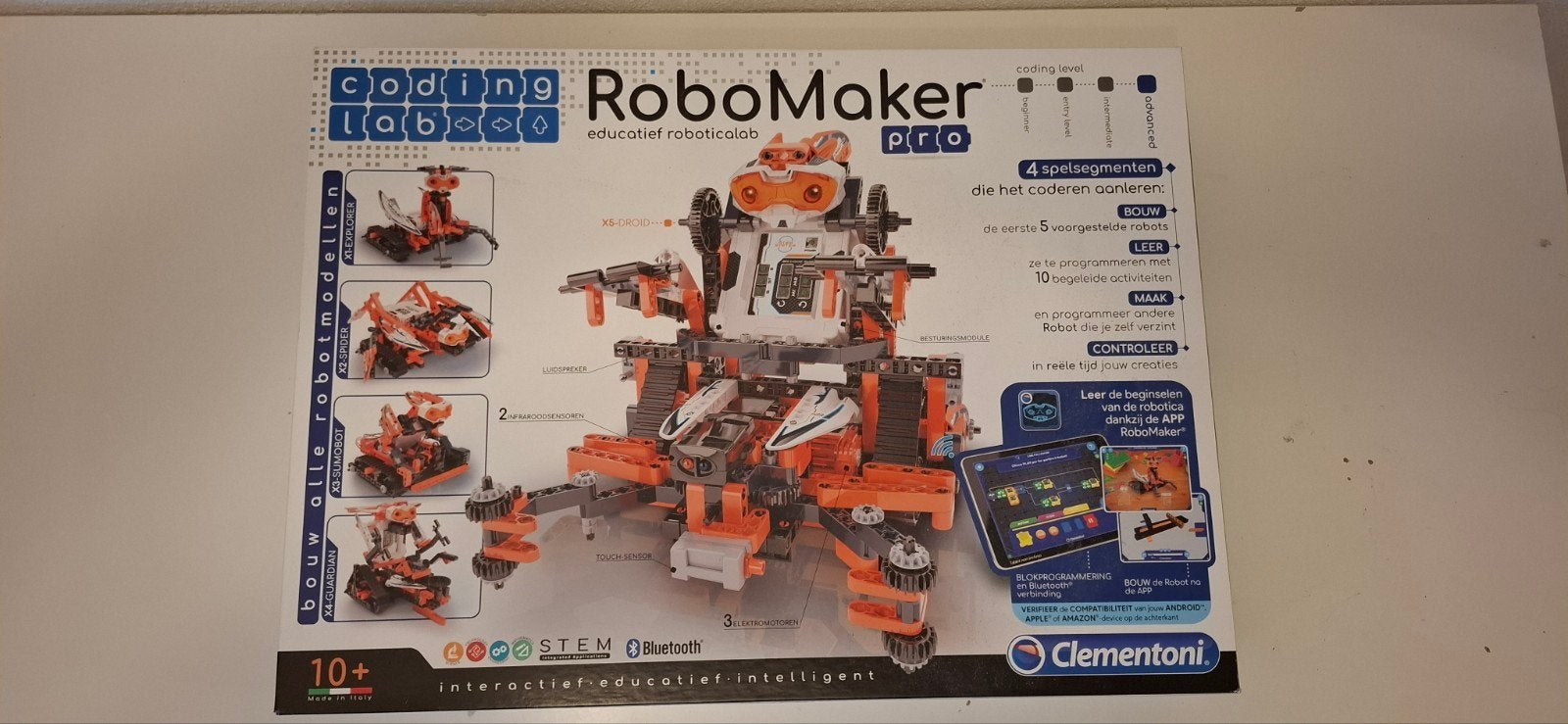 Clementoni RoboMaker Pro - Educatieve Robotica Lab, Ophalen of Verzenden, Gebruikt, Bouwen