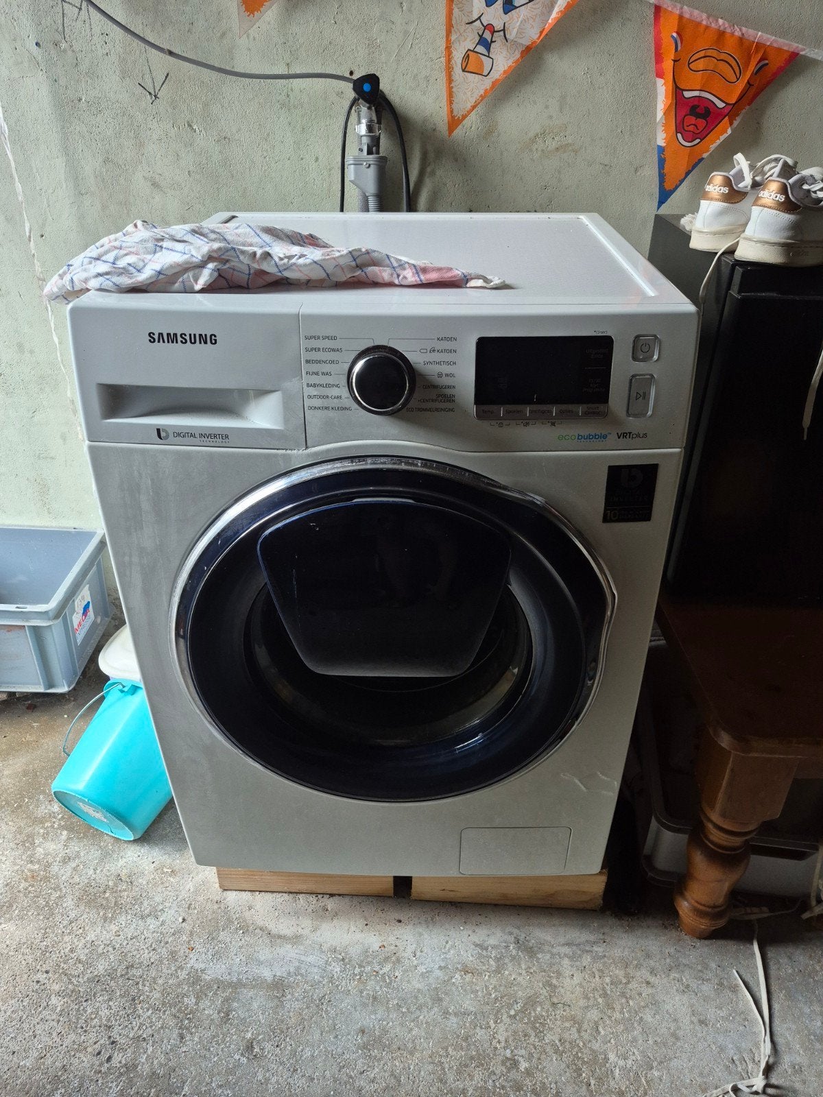 Samsung Eco Bubble wasmachine - Werkt perfect, incl. boekje, Witgoed en Apparatuur, Wasmachines, Ophalen of Verzenden, Gebruikt