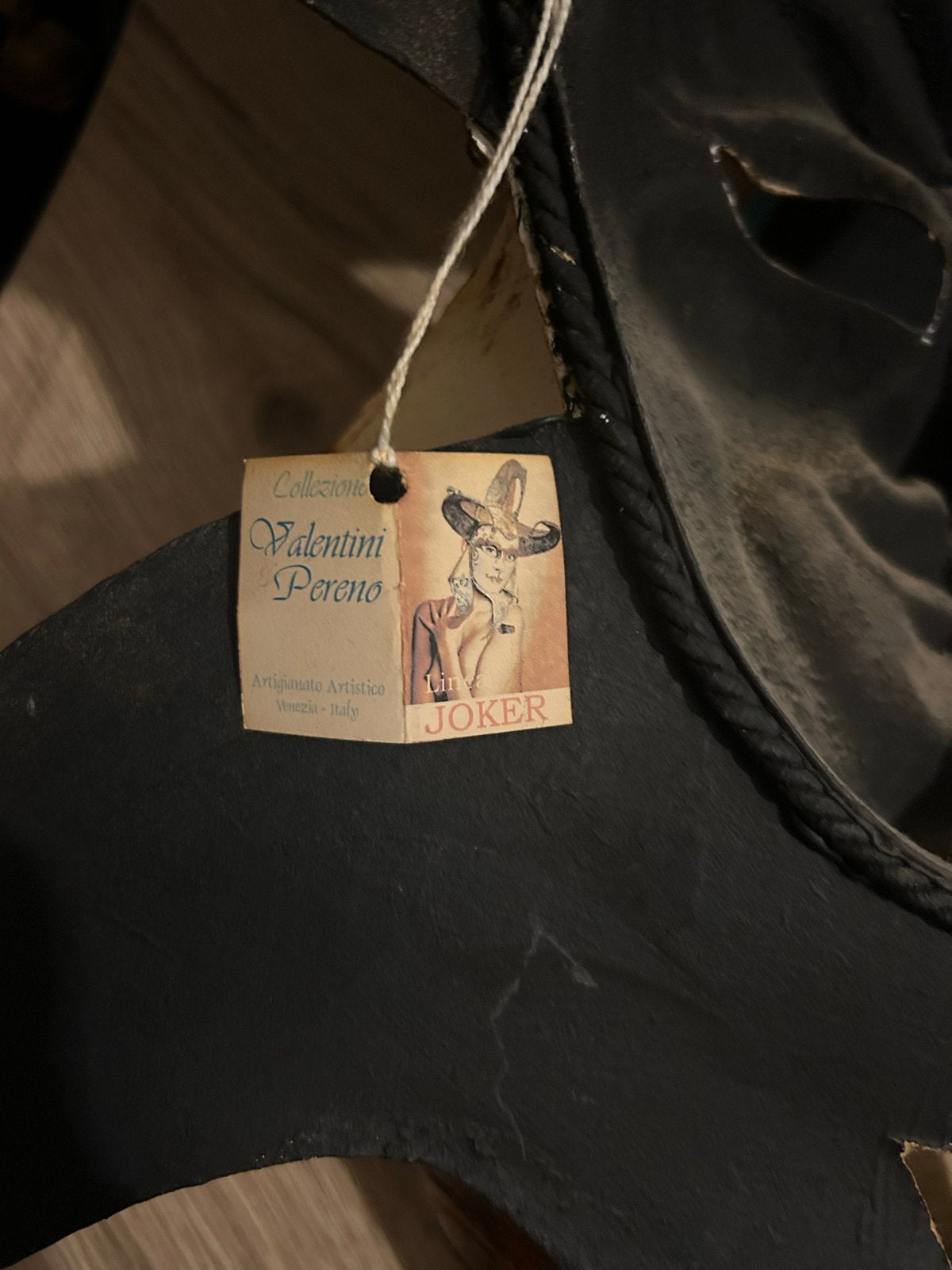 Venetiaans Joker masker - Handgemaakt - Valentini Pereno, Ophalen