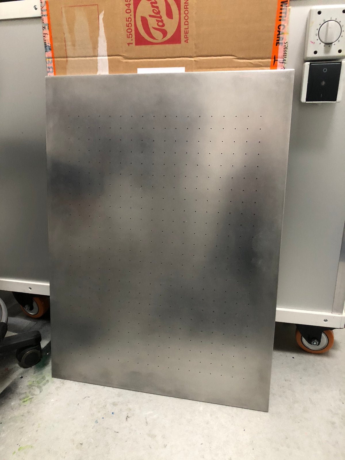 Zeefdruk vacuüm aluminium drukblad voor zeefdruktafel, Ophalen, Zo goed als nieuw