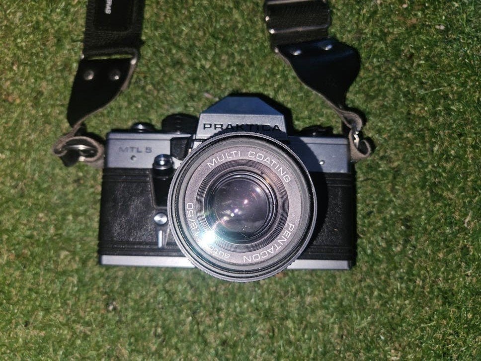Praktica MTL 5 Spiegelreflexcamera met Pentacon 1.8/50 lens, Ophalen of Verzenden, Gebruikt, Spiegelreflex, Overige Merken