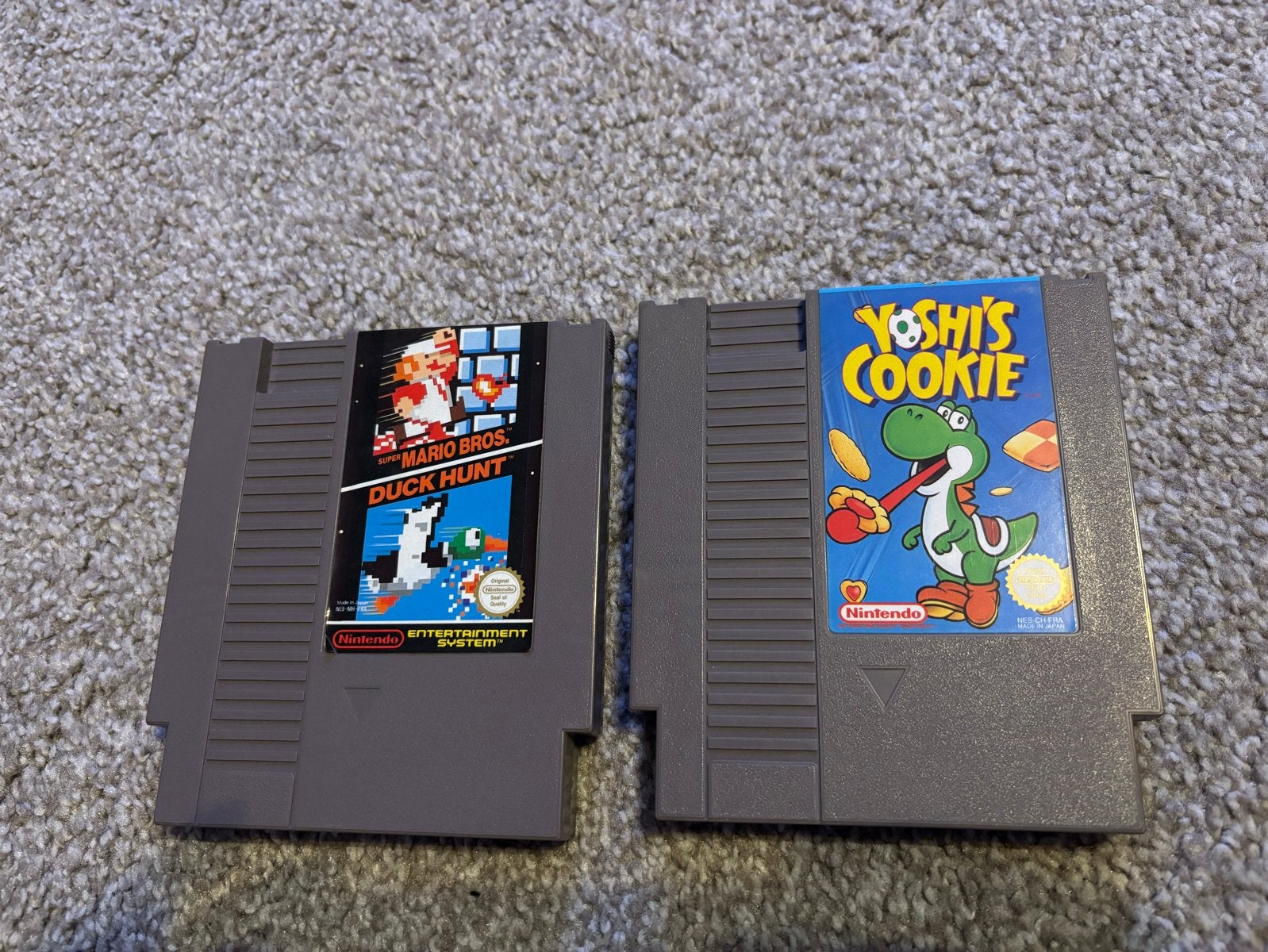 NES Games: Super Mario Bros/Duck Hunt & Yoshi's Cookie, Spelcomputers en Games, Games | Nintendo NES, Avontuur en Actie, Gebruikt
