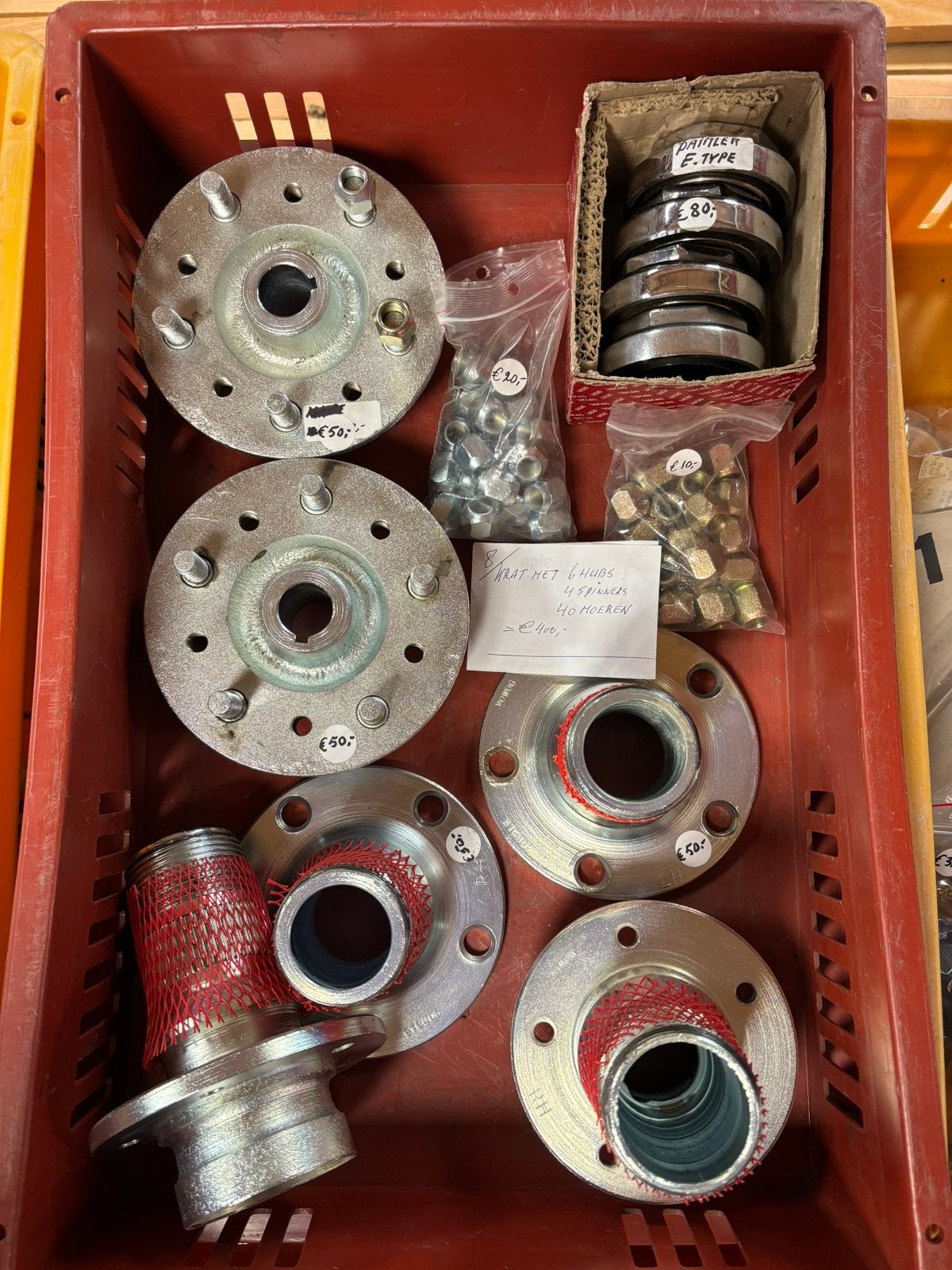 Krat 1 / te koop: oldtimer onderdelen van Jaguar Daimler, Ophalen of Verzenden, Nieuw, Jaguar