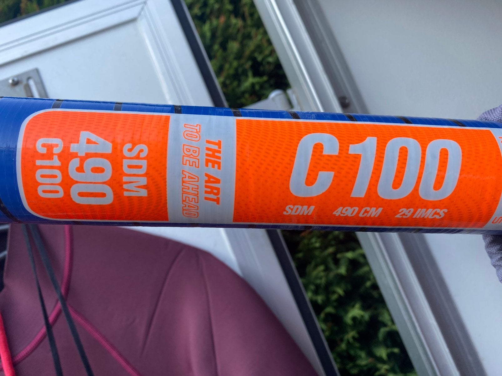 GA Vapor Air 8.0 met 100% 490 Mast en Carbon Giek, Gebruikt, Gaastra, Ophalen of Verzenden, 8 m² of meer