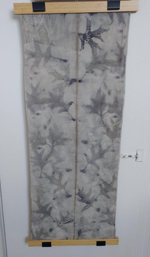 ecoprint wallhanging, Ophalen of Verzenden