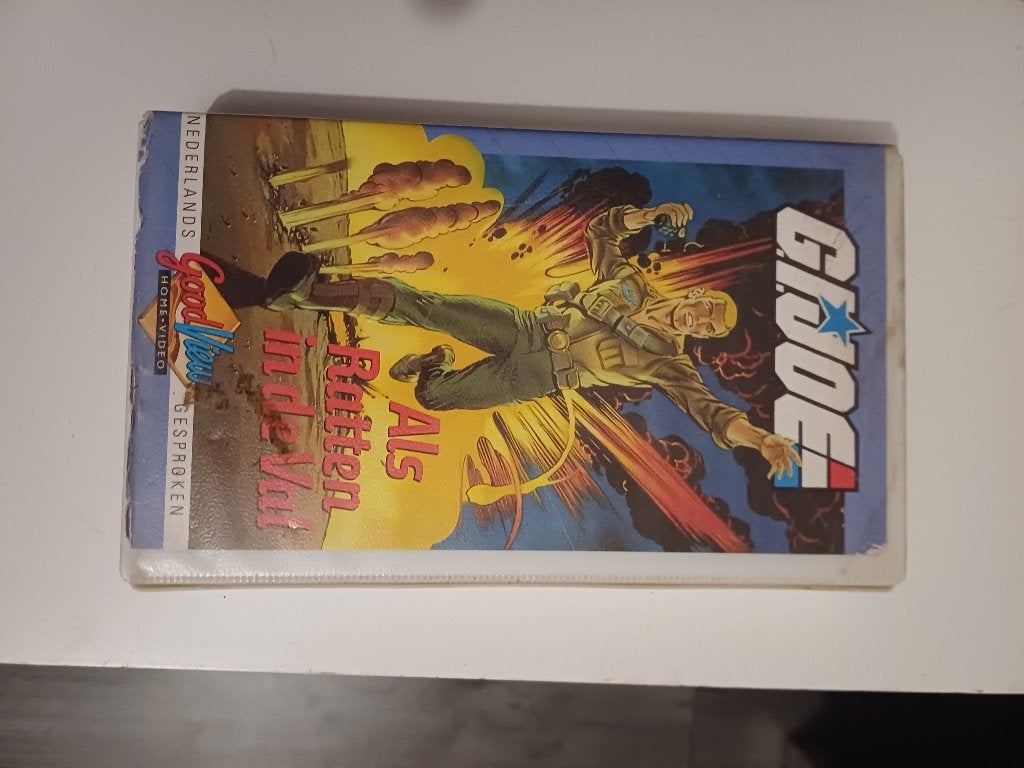 G.I. Joe VHS – Als Ratten in de Val (Nederlands gesproken, Cd's en Dvd's, Gebruikt, Tekenfilm, Alle leeftijden, Ophalen of Verzenden