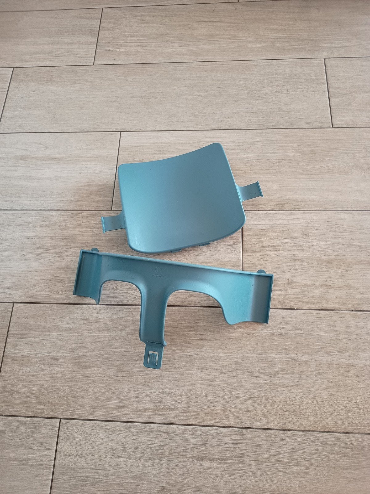 Stokke Tripp Trapp Baby Set Aqua Blue, Ophalen of Verzenden, Zo goed als nieuw, Meegroeistoel