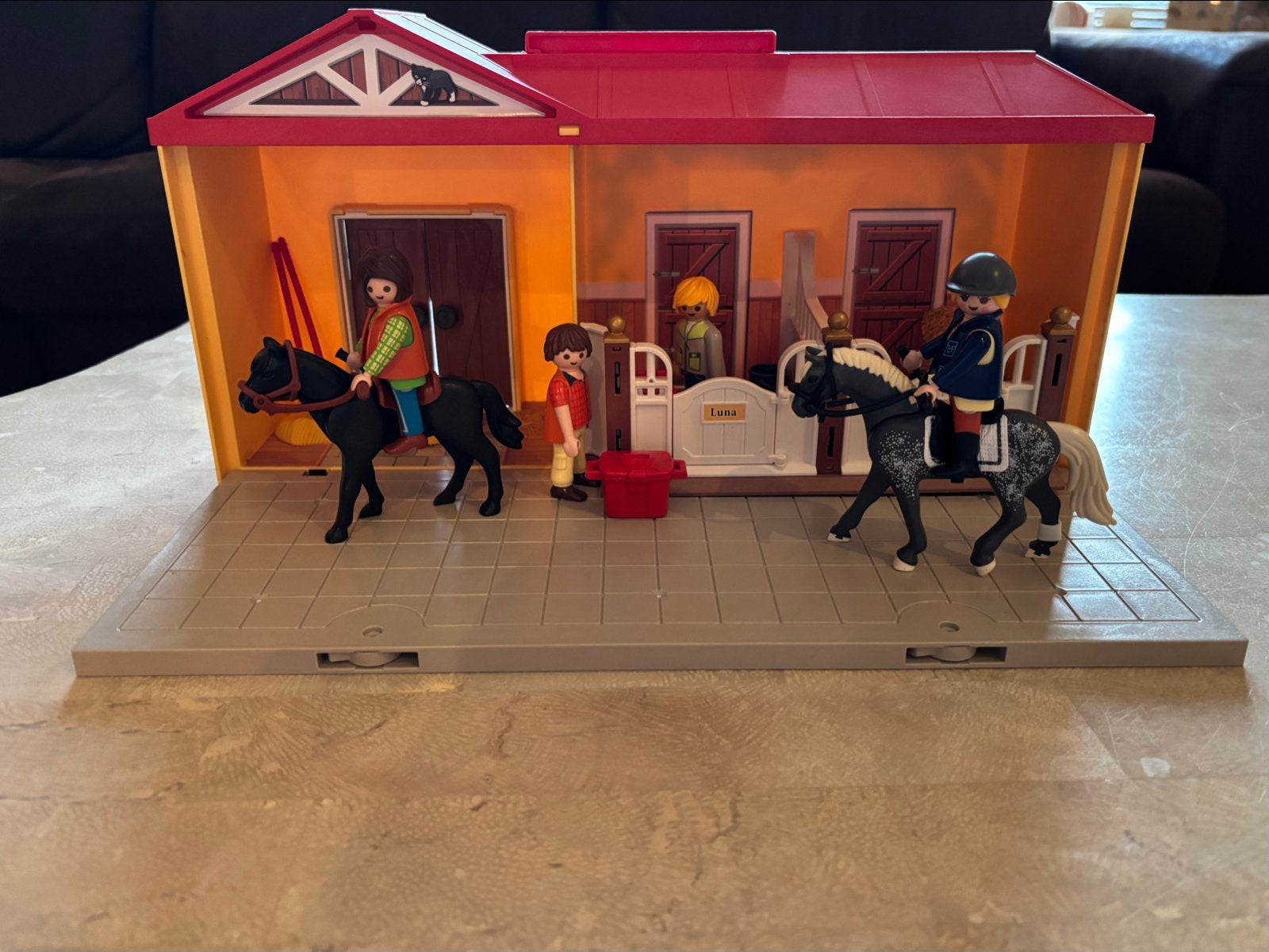 Playmobil Paardenstal Inklapbaar, Kinderen en Baby's, Speelgoed | Playmobil, Gebruikt, Gebouw, Country, Complete set