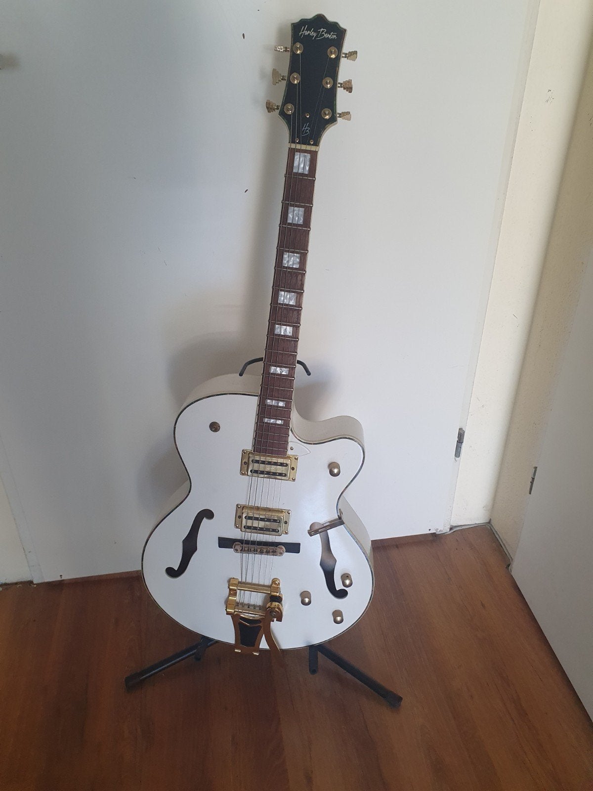 Elektrische Harley Benton gitaar., Ophalen, Solid body, Overige merken