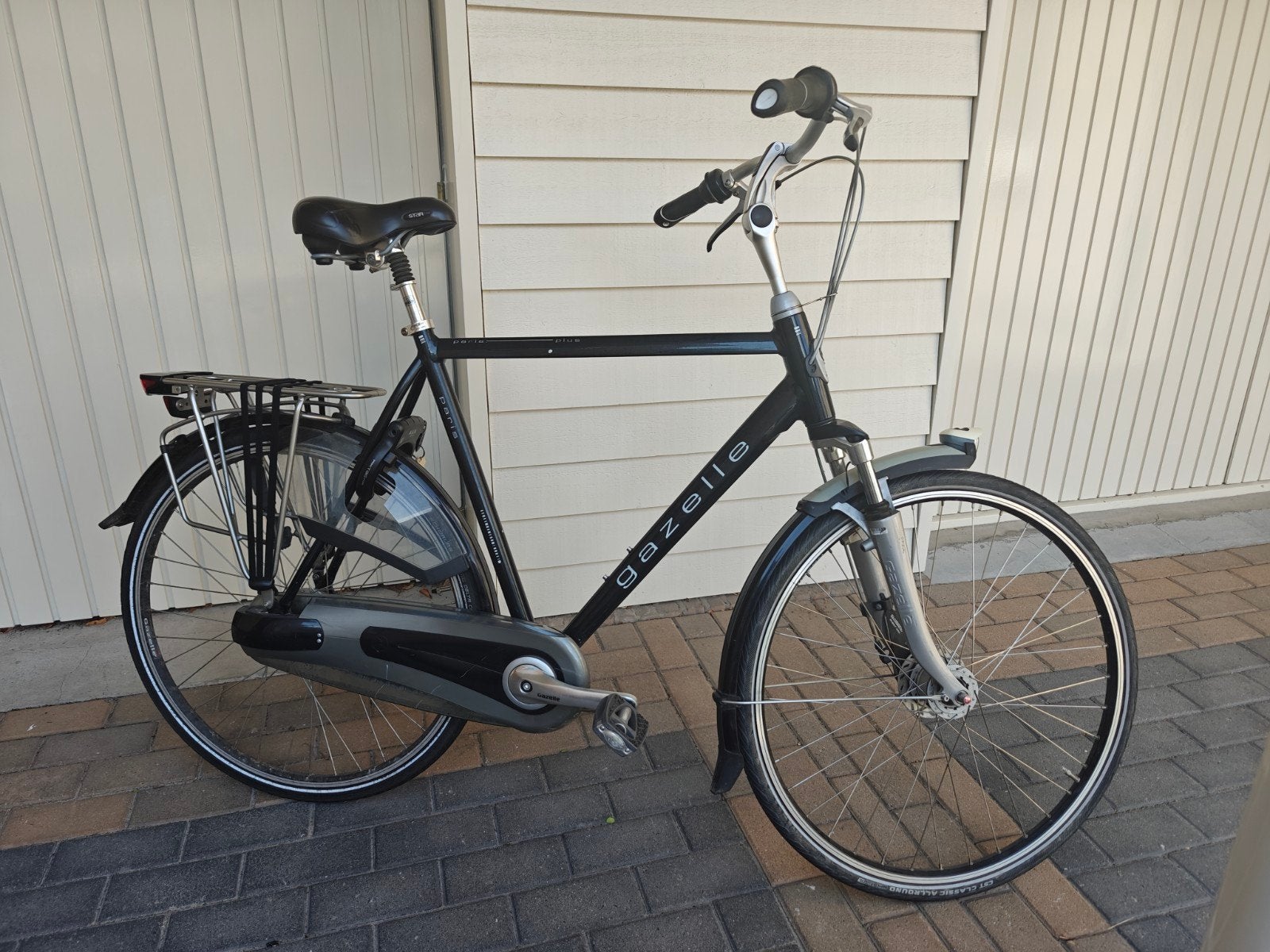 Gazelle Paris Plus maat 61 – Compleet & rijklaar!, Fietsen en Brommers, Fietsen | Heren | Herenfietsen, Ophalen, Gebruikt, Versnellingen