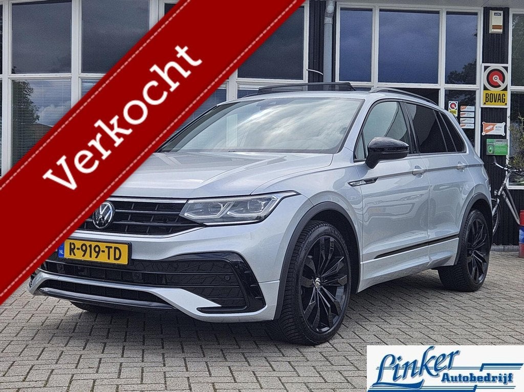 Volkswagen Tiguan 1.5 TSI R-Line 20"LMV BLACK LINE PANO CAME, Auto's, Volkswagen, Bedrijf, Te koop, Tiguan, ABS, Achteruitrijcamera