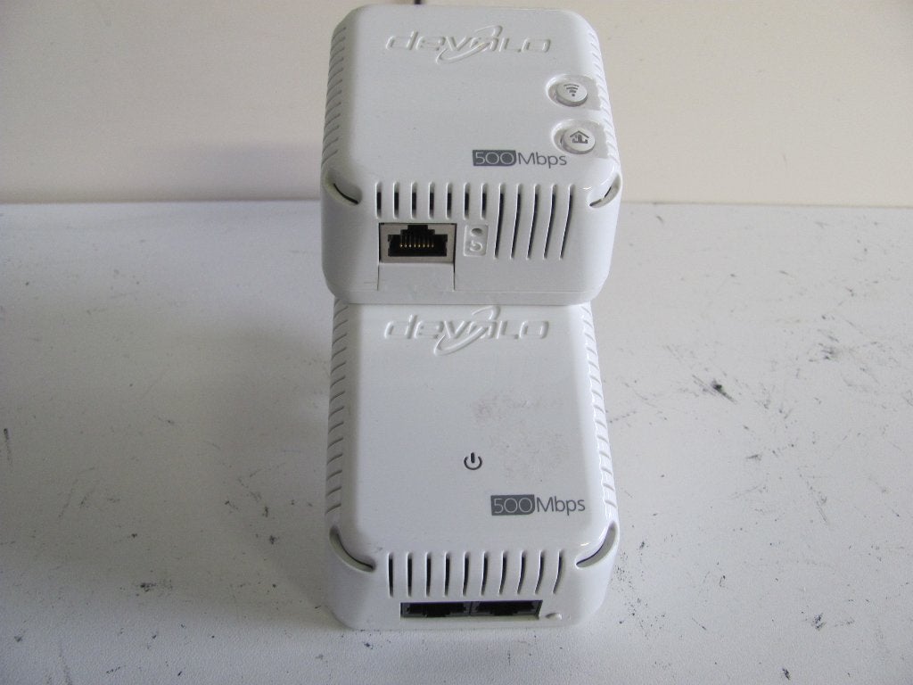 DEVOLO dLAN 500 WiFi met handleiding mt2503/mt2586, Computers en Software, Powerlines, Ophalen of Verzenden, Zo goed als nieuw