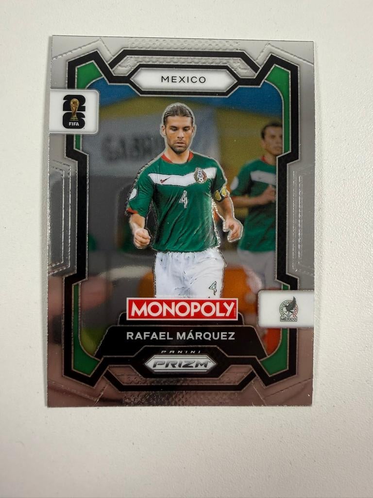 57 Rafael Marquez Prizm Monopoly World Cup 2026, Ophalen of Verzenden, Nieuw, Buitenlandse clubs, Poster, Plaatje of Sticker