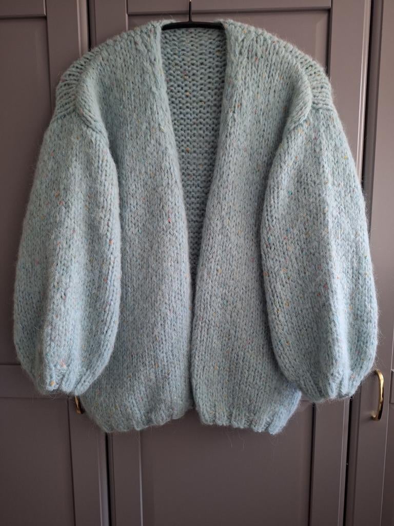 Nieuw handgemaakt alpaca vest, een maat, Ophalen of Verzenden, Nieuw, Maat 46/48 (XL) of groter, Groen