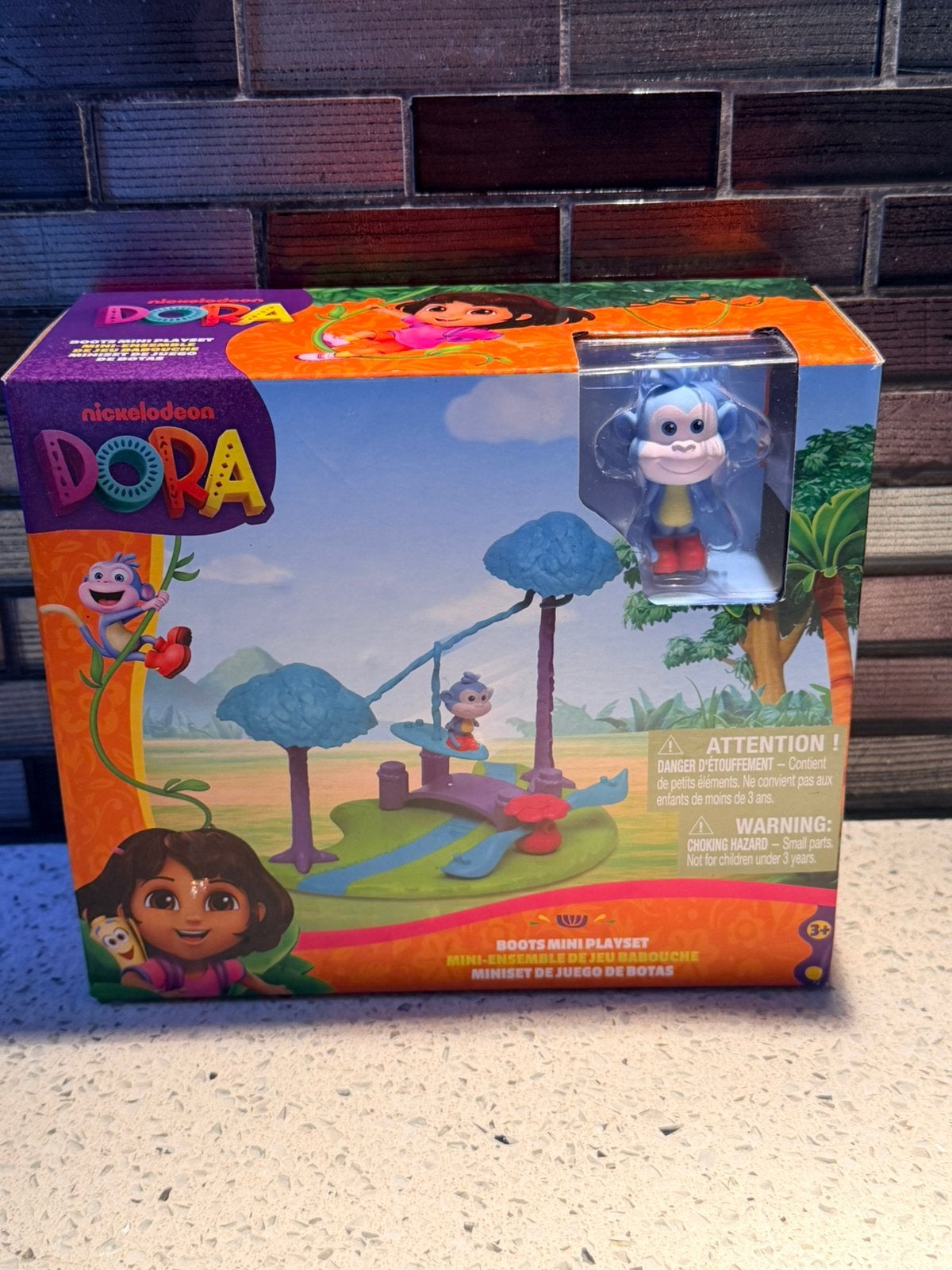 Nickelodeon Dora Mini Playset / jungle & glijbaan / nieuw, Ophalen of Verzenden, Nieuw, Jongen of Meisje