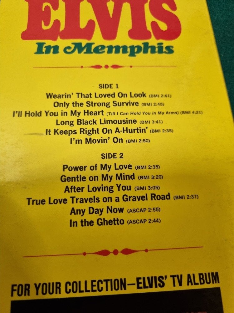 lp  from elvis in memphis, Ophalen of Verzenden