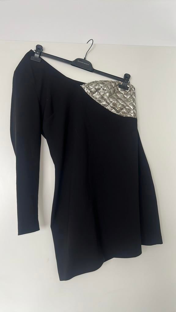Mango jurk L, Ophalen of Verzenden, Zo goed als nieuw, Zwart, Kort