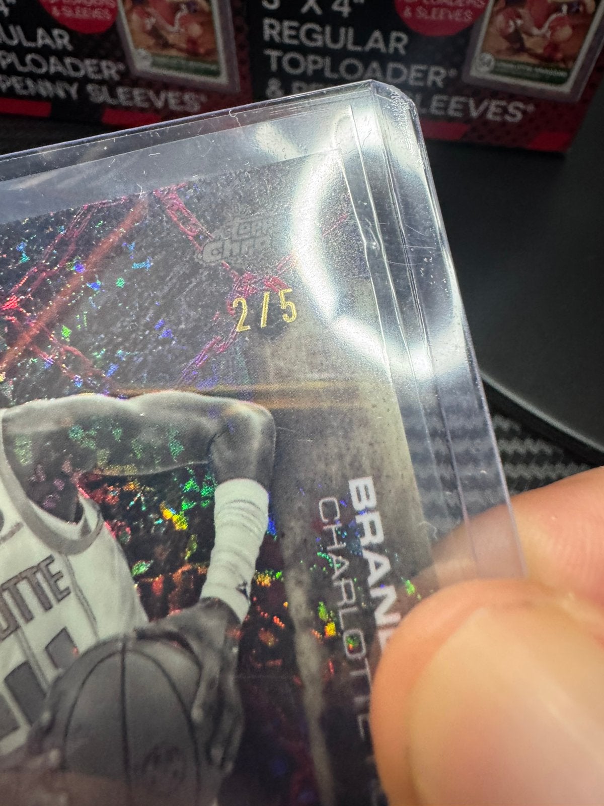 Brandon Miller 2025-26 Topps Chrome Jack Red Diamond– 2/5, Ophalen of Verzenden, Zo goed als nieuw, Plaatje