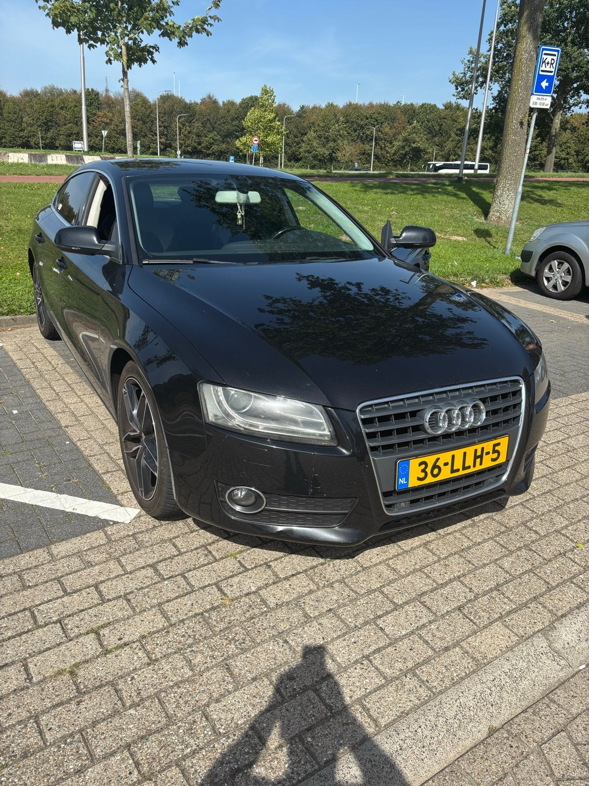 Audi A5 2.0 Tfsi 132KW Sportback M-tr 2010 Zwart, Auto's, 4 cilinders, 1984 cc, Zwart, 1500 kg