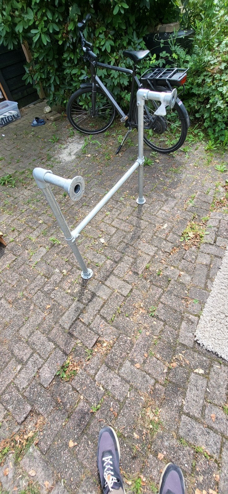 Stevige metalen beugel / steigerpijp voor diverse toepassing, Ophalen, Gebruikt