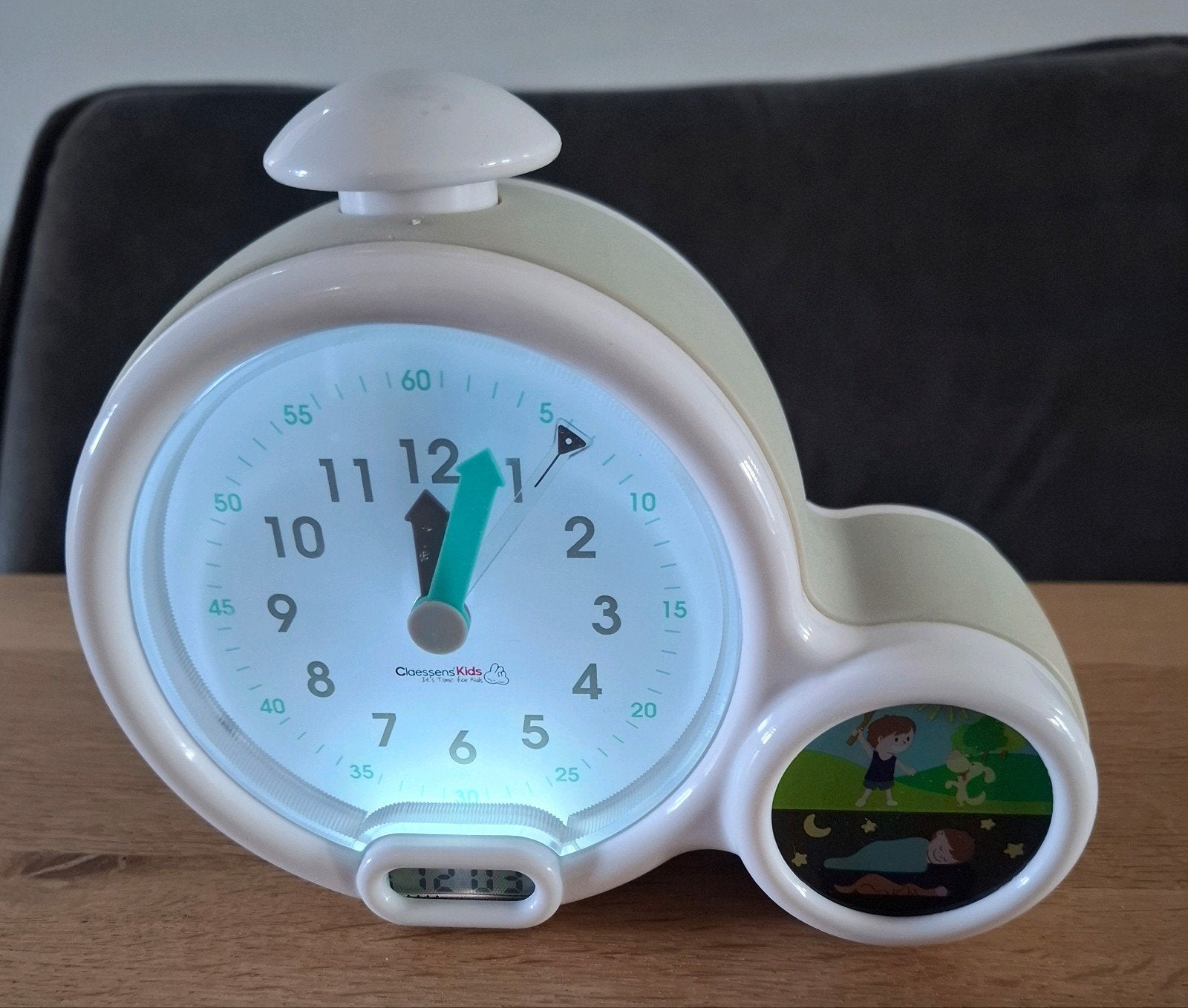 slaaptrainer kid sleep 2 in een beige/wit, Ophalen of Verzenden, Zo goed als nieuw