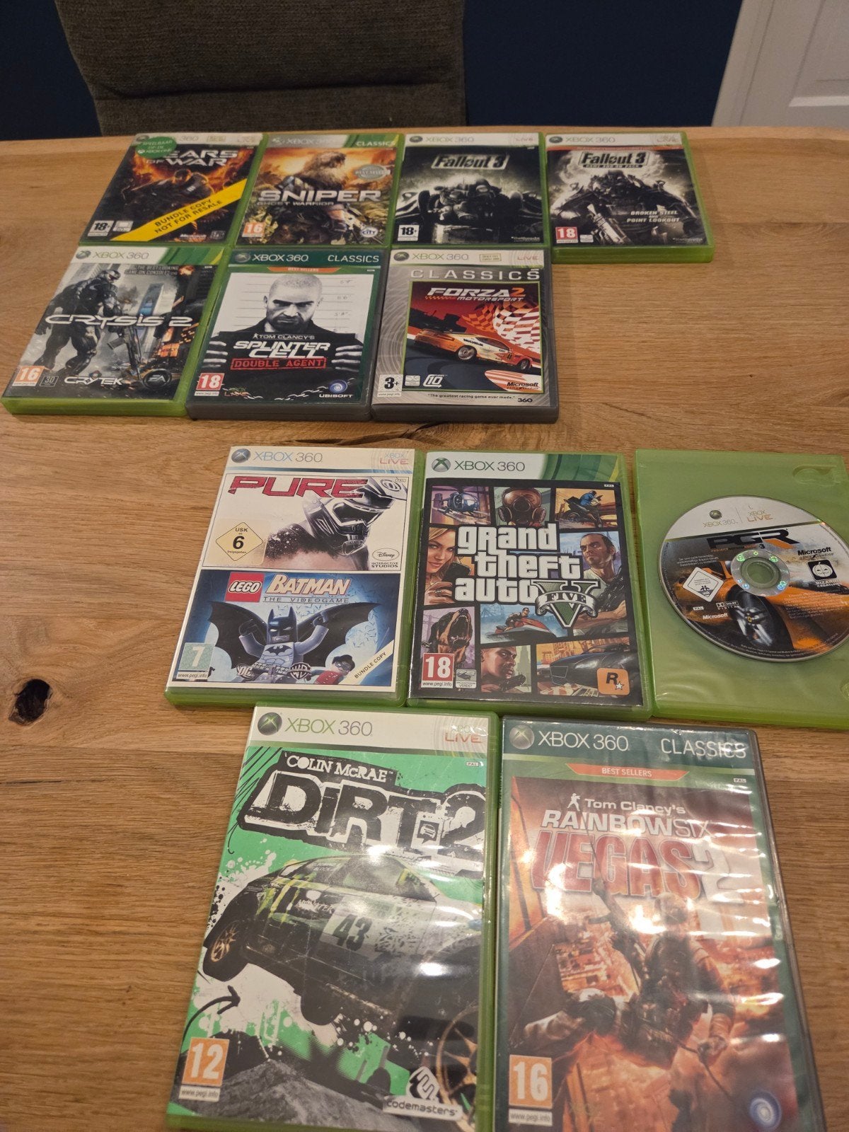 12 xbox 360 games, 1 speler, Ophalen of Verzenden, Zo goed als nieuw, Overige genres