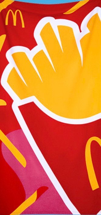 McDonald's strandlaken geseald uit Portugal, Ophalen, Nieuw, Verpakking