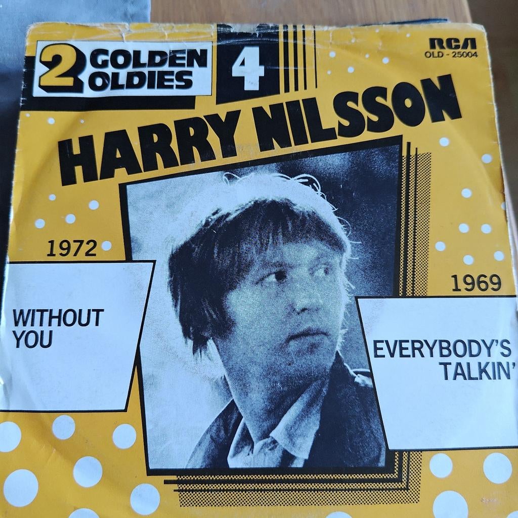 Harry Nilsson -  Golden Oldies (Without You / Everybody's T, Cd's en Dvd's, Vinyl Singles, Ophalen of Verzenden, 1970 - 1979, Gebruikt