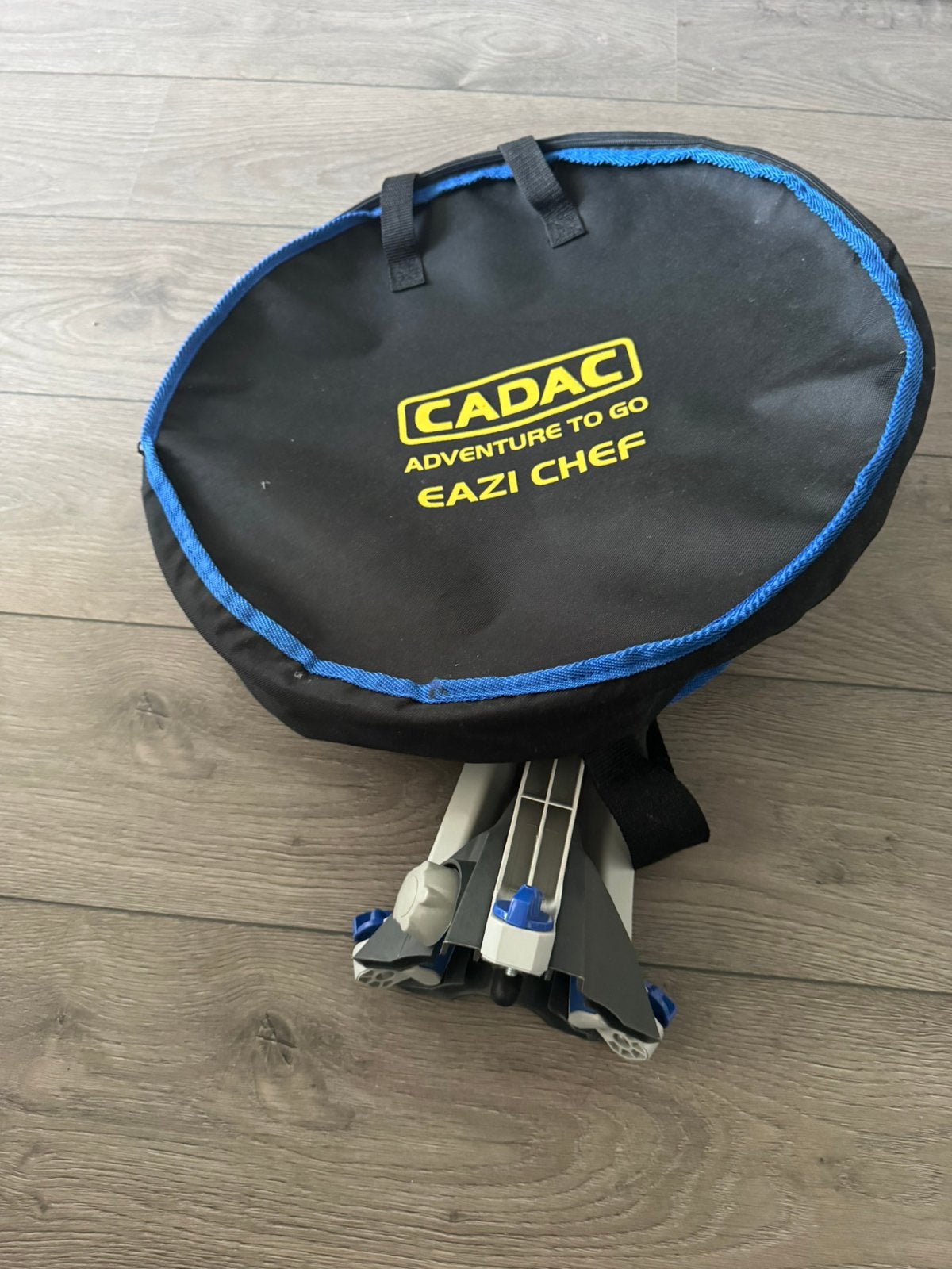 Skottelbraai van Cadac de Eazi chef, Ophalen, Gebruikt