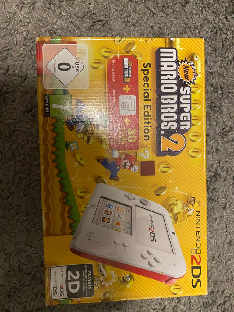 Nintendo 2DS Special Edition met 3 games en oplader, Met games, Wit, 2DS, Ophalen of Verzenden