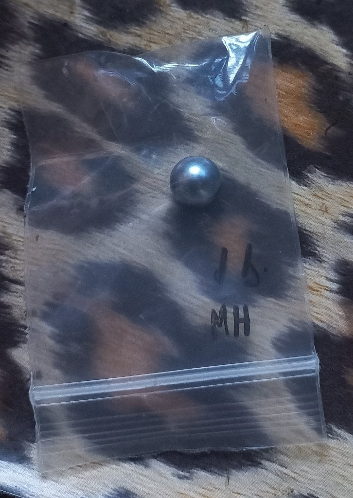 Staalblauw kunststof piercing balletje, Ophalen of Verzenden, Nieuw, Overige materialen, Navelpiercing