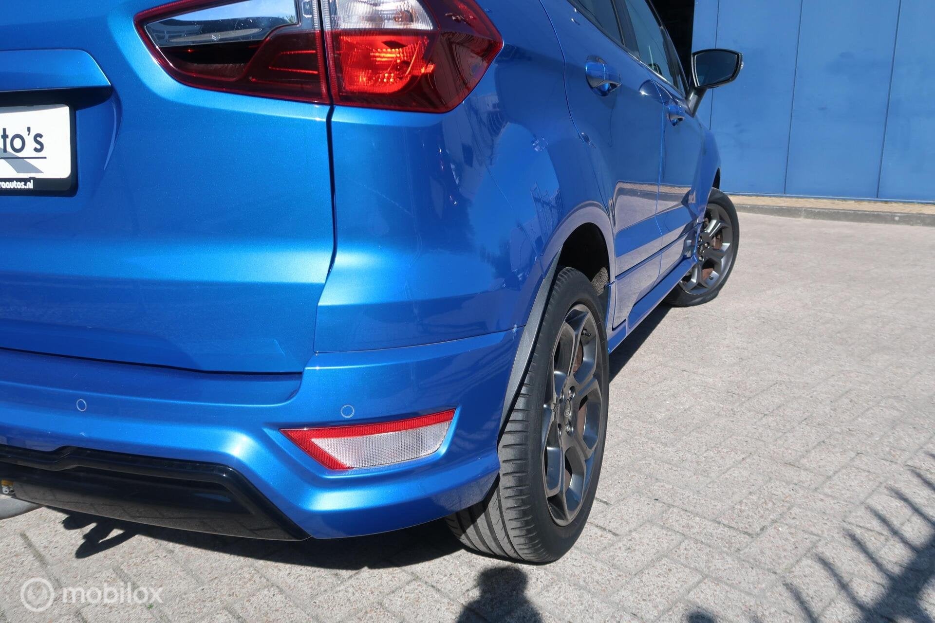 Ford EcoSport 1.0 EcoBoost ST-Line AUTOMAAT, TREKHAAK, 1263 kg, 125 pk, Gebruikt, Zwart